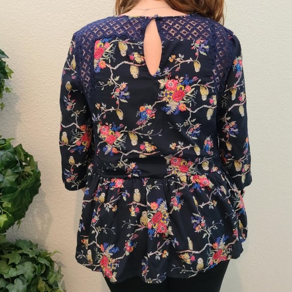 Maison Jules Owl 🦉 Patterned Blouse - Picture 6 of 12